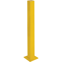Heavy-Duty Bollards, Steel, 48" H x 4" W, Yellow WestPier