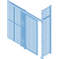 Wire Mesh Partition Components - Hardware WestPier