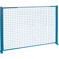 Perimeter Guards - Mesh Style, 4' H x 8' W, Blue WestPier