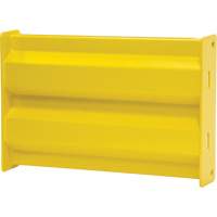 Industrial Safety Guard Rail, Steel, 19" L x 12" H, Safety Yellow WestPier