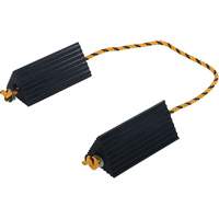 Airline Wheel Chock, 5" x 10" x 4-1/2", Black WestPier