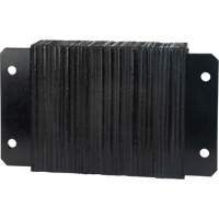 Laminated Dock Bumpers, Horizontal, Rubber, 18" W x 4" D x 12" H WestPier