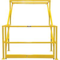 Mezzanine Safety Gate, 70" L x 77" H, 78" Raised, Yellow WestPier