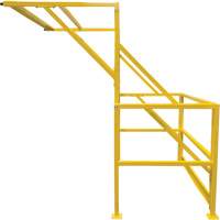 Mezzanine Safety Gate, 70" L x 77" H, 78" Raised, Yellow WestPier