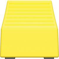 Checkers Safety Heavy-Duty Ultra Class Mining Wheel Chock, HDPE, Yellow, 14-1/2" W x 17-1/2" D x 16" H WestPier
