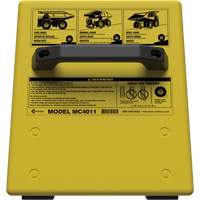 Checkers Safety Heavy-Duty Ultra Class Mining Wheel Chock without Bracket, HDPE, Yellow, 14-1/2" W x 17-1/2" D x 16" H WestPier