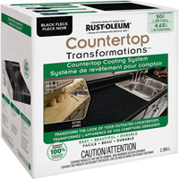 Countertop Transformations&reg; Fleck Countertop Coating System, 2.37 L, Kit, Black Fleck WestPier