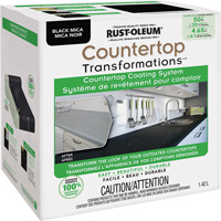 Countertop Transformations&reg; Mica Countertop Coating System, 1.42 L, Kit, Black Mica WestPier
