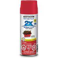 Painter's Touch&reg; Ultra Cover Paint, Apple Red, Satin, Aerosol Can WestPier