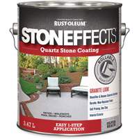 Stoneffects Quartz Stone Coating, 3.78 L, Water-Based, Textured, Grey WestPier