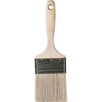 Pinceau pour murs et moulures One Coat, Soie blanche, Manche Bois, Largeur de 3" WestPier