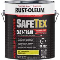 SafeTex&reg; Easy-Tread Acrylic Coating, 1 gal., Water-Based, Flat/Textured, Yellow WestPier