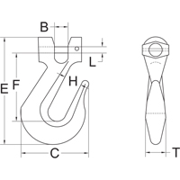 Clevis Slip Hook - Grade 70 WestPier