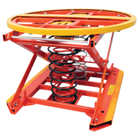 Spring Operated Pallet Positioner and Leveler, 43-1/2" L x 43-1/2" W, 4500 lbs. Cap. LU552 | WestPier