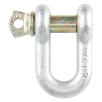 Screw Pin Chain Shackle, 3/8", Screw Pin, Hot Dip Galvanized WestPier
