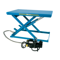 LoProfile Electric-Hydraulic Scissor Lift Table, Steel, 32-1/2" L x 23-1/2" W, 550 lbs. Capacity WestPier