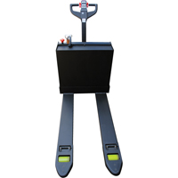 Fully Powered Electric Pallet Truck With  Stand-On Platform, 4500 lbs. Cap., 48" L x 30.25" W WestPier