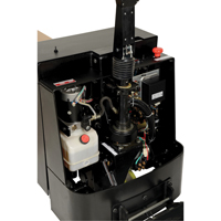 Fully Powered Electric Pallet Truck With  Stand-On Platform, 4500 lbs. Cap., 96" L x 30" W WestPier