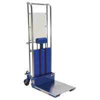 Gerbeur Hefti-Lift, M&eacute;canisme Pompe au pied, Capacit&eacute; de 880 lb, Levage max de 59" WestPier