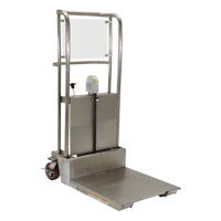 Gerbeur Hefti-Lift, M&eacute;canisme Pompe au pied, Capacit&eacute; de 450 lb, Levage max de 45-5/8" WestPier