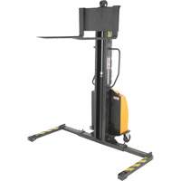 Narrow Mast Powered Lift Stacker, Electric Operated, 1000 lbs. Capacity, 63" Max Lift LV589 | WestPier