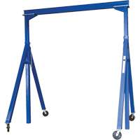 Adjustable Steel Gantry Crane, 10' L, 2000 lbs. (1 tons) Capacity LW302 | WestPier