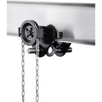 HTG Geared Clevis Trolley, 4409 lbs. (2 tons) Capacity, 2-39/64" - 8-43/64" WestPier