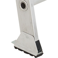 Industrial Heavy-Duty Straight Ladders, 8', Aluminum, 300 lbs., CSA Grade 1A WestPier