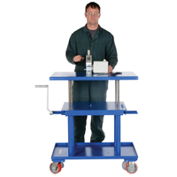 Hydraulic Lift Table, 24" L x 36" W, Steel, 2000 lbs. Capacity WestPier