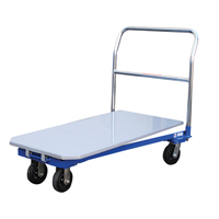 Platform Cart, 48" L x 24" W, 1500 lbs. Capacity, Mold-on Rubber Casters MF987 | WestPier