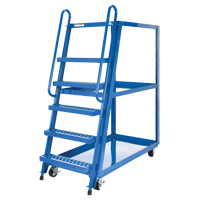 Stock Picking Cart, Steel, 27-7/8" W x 56-1/8" D, 3 Shelves, 1000 lbs. Capacity WestPier