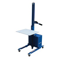 Quick Lift Platform Stacker, Electric Operated, 175 lbs. Capacity, 57" Max Lift MF993 | WestPier