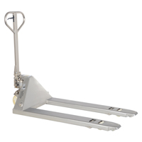 Pallet Truck, Stainless Steel, 48" L x 27" W, 5500 lbs. Capacity WestPier