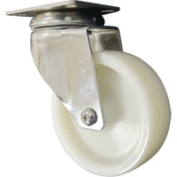Roulette, Pivotant, 4" (101,6 mm), Nylon, 200 lb (91 kg) WestPier