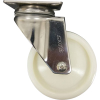 Roulette, Pivotant, 4" (101,6 mm), Nylon, 200 lb (91 kg) WestPier