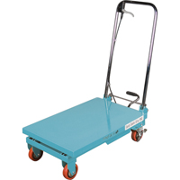 Heavy-Duty Hydraulic Scissor Lift Table, 27-1/2" L x 17-3/4" W, Steel, 330 lbs. Capacity WestPier