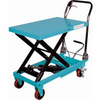 Heavy-Duty Hydraulic Scissor Lift Table, 32" L x 19-3/4" W, Steel, 1100 lbs. Capacity MJ521 | WestPier