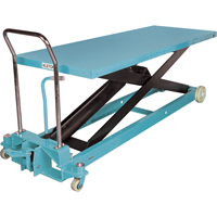 Heavy-Duty Hydraulic Scissor Lift Table, 80-1/8" L x 29-1/2" W, Steel, 2200 lbs. Capacity MJ525 | WestPier