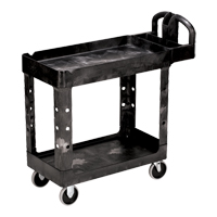 Heavy Duty Utility Cart - 4500-88, 2 Tiers, 17-1/8" x 33-1/4" x 39", 500 lbs. Capacity ML448 | WestPier