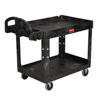 Heavy Duty Utility Cart - 4520-88, 2 Tiers, 25-1/4" x 39" x 44", 500 lbs. Capacity ML450 | WestPier