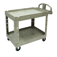 Heavy Duty Utility Cart - 4520-88, 2 Tiers, 25-1/4" x 39" x 44", 500 lbs. Capacity ML451 | WestPier