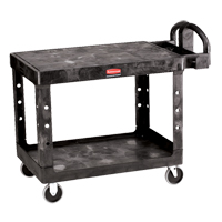Flat Shelf Heavy Duty Utility Cart - 4525-00, 2 Tiers, 25-7/8" x 33-3/10" x 43-9/10", 500 lbs. Capacity ML458 | WestPier