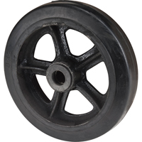 Mold-On Rubber Wheel, 8" (203 mm) Dia. x 2" (51 mm) W, 400 lbs. (181 kg.) Capacity ML813 | WestPier