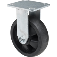Roulettes haute temp&eacute;rature, Fixe, 6" (152,4 mm), Nylon, 880 lb (399 kg) WestPier