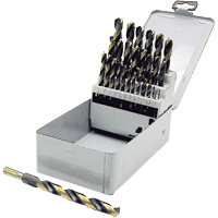 BG29RS Premium JET-KUT B & G Reduced Shank Drill Bit Set, 29 Pieces, High Speed Steel WestPier