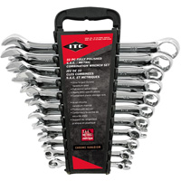 ICWP-22SM Wrench Set, Combination, 22 Pieces, Imperial and Metric WestPier