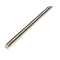 Threaded Rod, 1/4"-20, 36" L, Stainless Steel, Grade 18-8 Grade WestPier