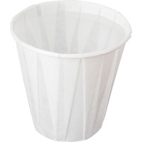 Pleated Cup, Paper, 5 oz., White MMT414 | WestPier