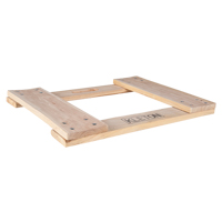 Cadre de socle roulant en bois dur, Roues en Non compris, Capacit&eacute; de 900 lb, 18" la x 24" p x 1,5" h WestPier