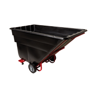 Tilt Truck, Polyethylene, 1-1/2 cu. yd., 1200 lbs. Load Capacity WestPier